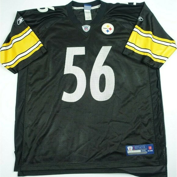 Reebok Other - Lamaar Woodley Onfield Reebok Jersey Pittsburgh Steelers #56 Size XL NFL Equipme
